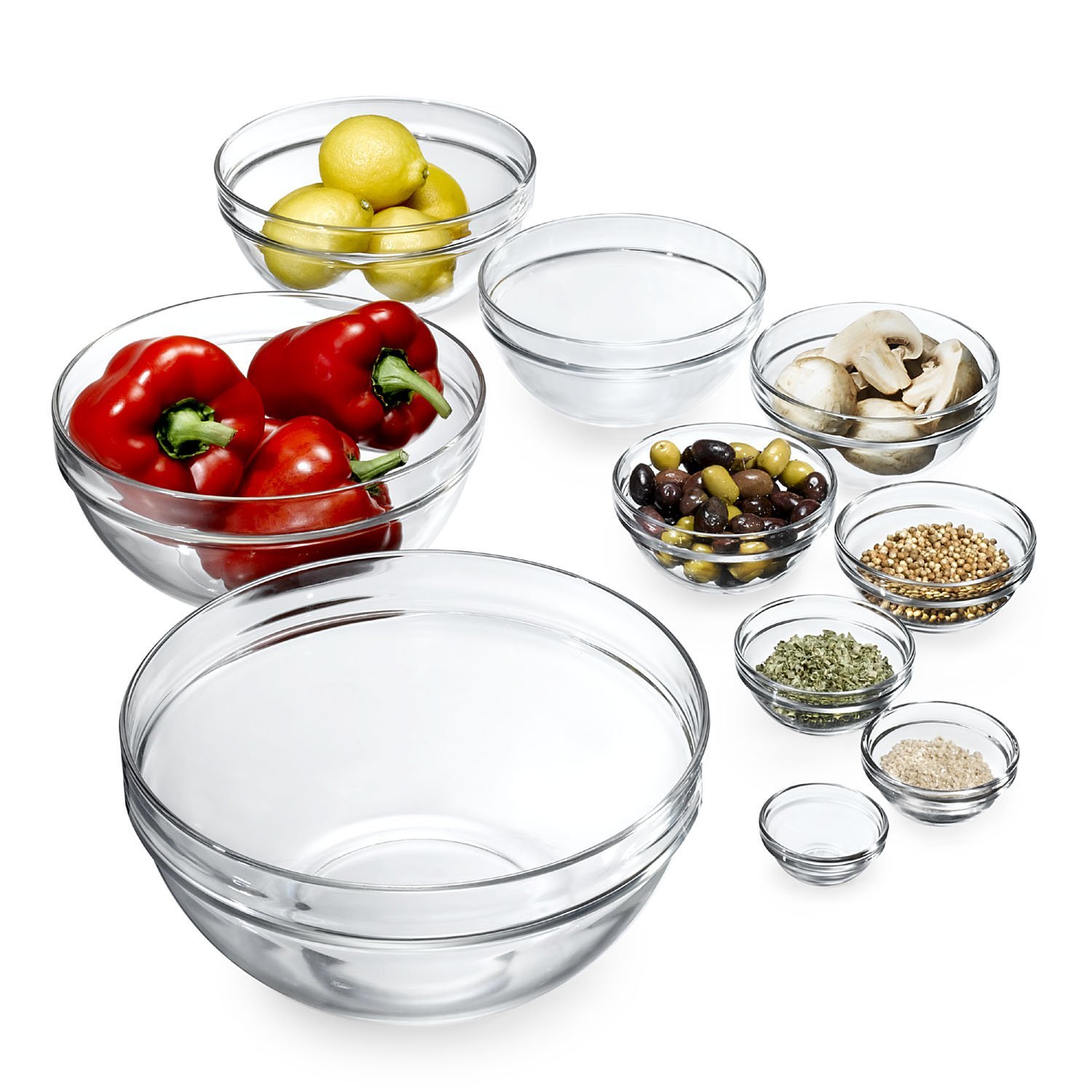 Luminarc 10 Piece Set Stackable Bowl Set Only $15.87! (Reg $29.97)