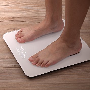 1byone Bluetooth Body Fat Scale with IOS and Android App Smart Wireless Digital Bathroom Scale Only $22.76!