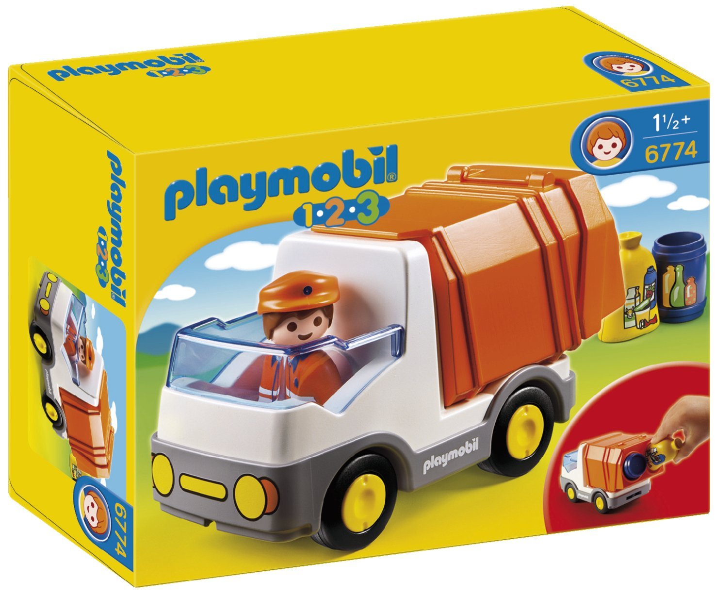 Amazon: PLAYMOBIL 1.2.3 Recycling Truck Only $5.69! (Reg $11.25)