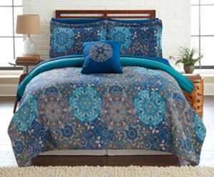 8-Piece Reversible Comforter Set (King and Cali King) – $19.99