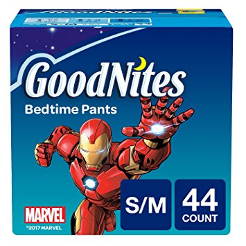GoodNites Bedtime Bedwetting Underwear for Boys (S-M) 44 Count Only $20.69 Shipped!