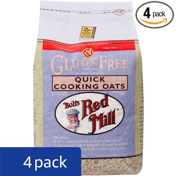 Bob’s Red Mill Gluten Free Quick Cooking Rolled Oats (32oz) Pack of 4 Only $16.16!
