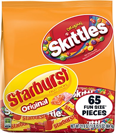 Skittles and Starburst 65-pc Halloween Candy Only $5.31!!