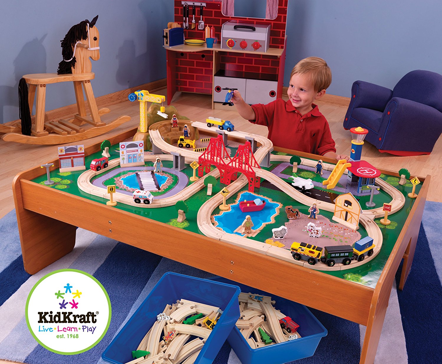 KidKraft Ride Around Train Set & Table Only $78.99! Lowest Price We’ve Seen!