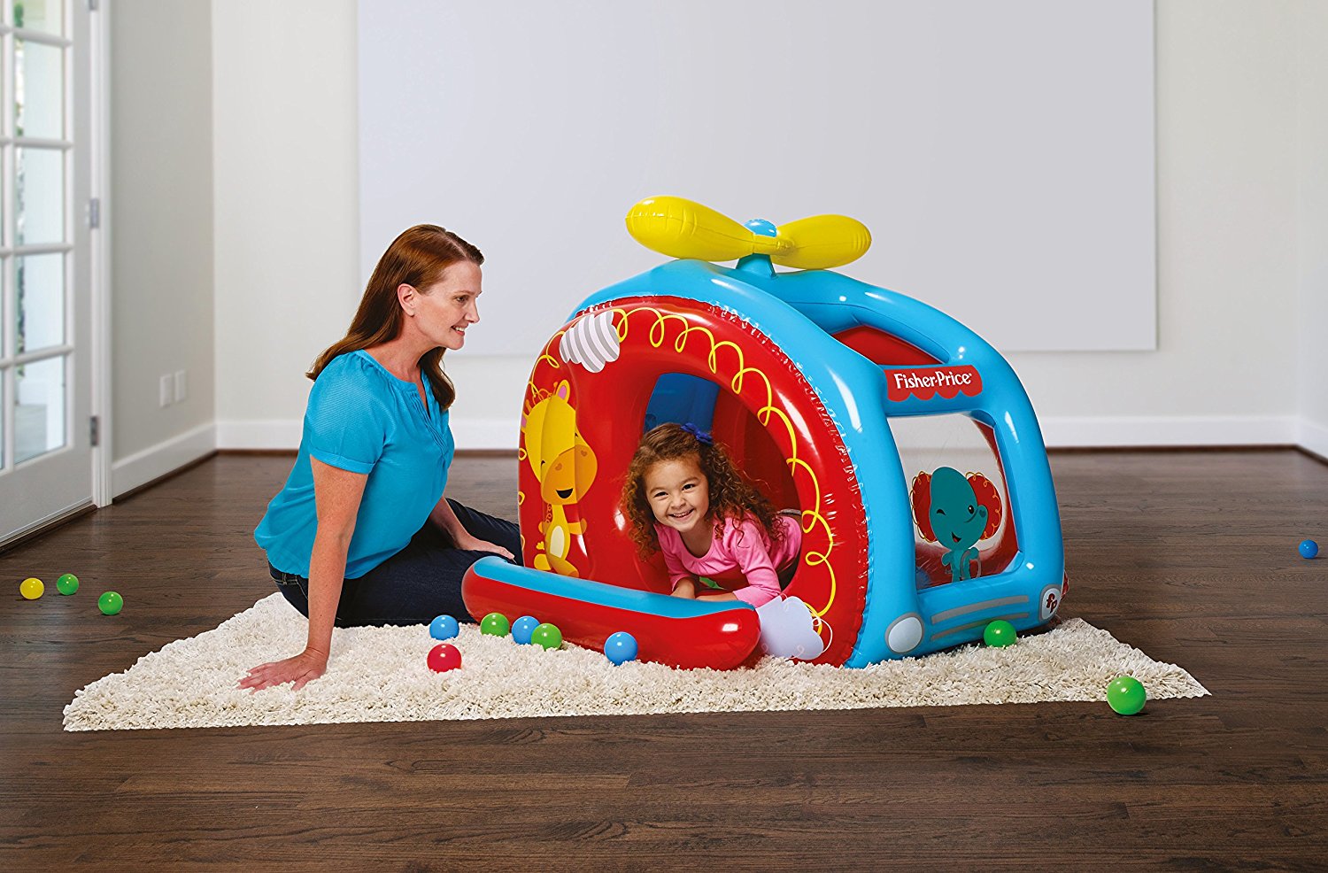 Fisher-Price Helicopter Inflatable Ball Pit Only $24.99 or LESS!