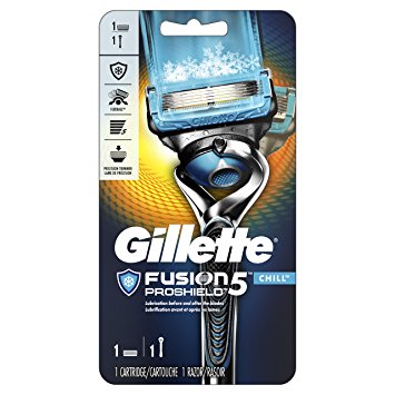 Gillette Fusion5 ProShield Chill Men’s Razor w/ 1 Razor Blade Refill Only $2.97!