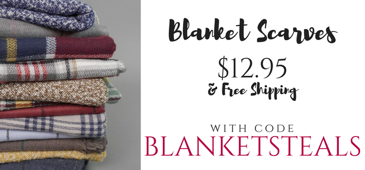 Style Steals at Cents of Style! Blanket Scarves for Just $12.95! FREE SHIPPING!
