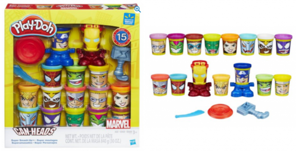 Play-Doh Marvel Super Smash-Up with Can-Heads Just $10.00!