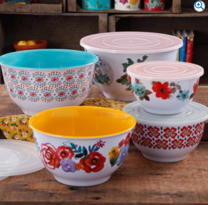 HURRY!! STILL AVAILABLE!!! The Pioneer Woman Nesting Bowls 10-Piece Set Just $24.50!