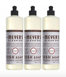 Mrs. Meyers Lavender Liquid Dish Soap 16oz 3-Pack Just $9.46 Shipped!