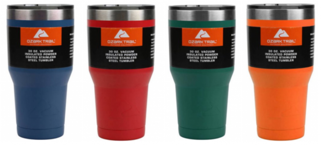 Ozark Trail 30-Ounce Double-Wall, Vacuum-Sealed Tumbler Just $5.00!