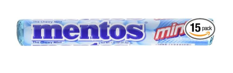 Mentos Mint Candy, 15-Pack Just $3.10 As An Add-On Item!