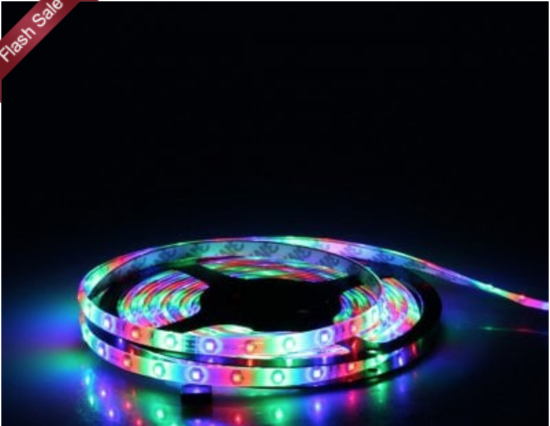 FLASH SALE! Color Changing LED Light Strip $11.99 Shipped!