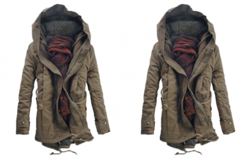 Hooded Double Zip Up Padded Parka Coat Just $17.73 Shipped!