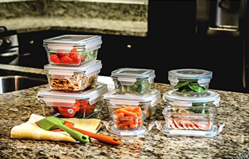 Glasslock 18-Piece Assorted Oven Safe Container Set Just $25.99!