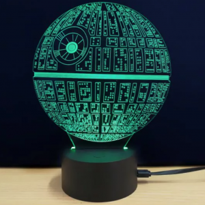 3D LED Star Wars The Death Star Table Lamp Just $5.29 Shipped!