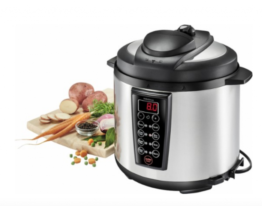 Insignia – Multi-function 6-Quart Pressure Cooker $39.99 Today Only!