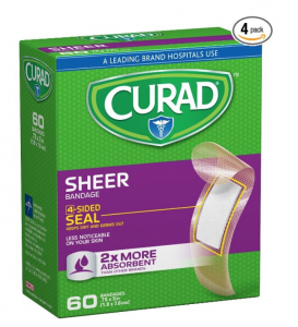Curad Sheer 3/4 x 3, 60-Count 4-Pack Bandages Just $6.12 Shipped!