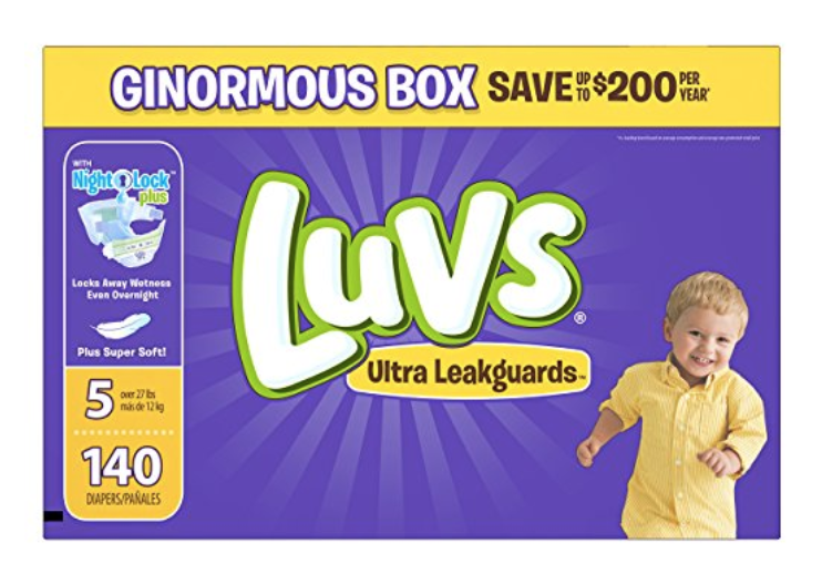 Luvs Ultra Leakguards Diapers Size 5 140-Count Just $15.17!