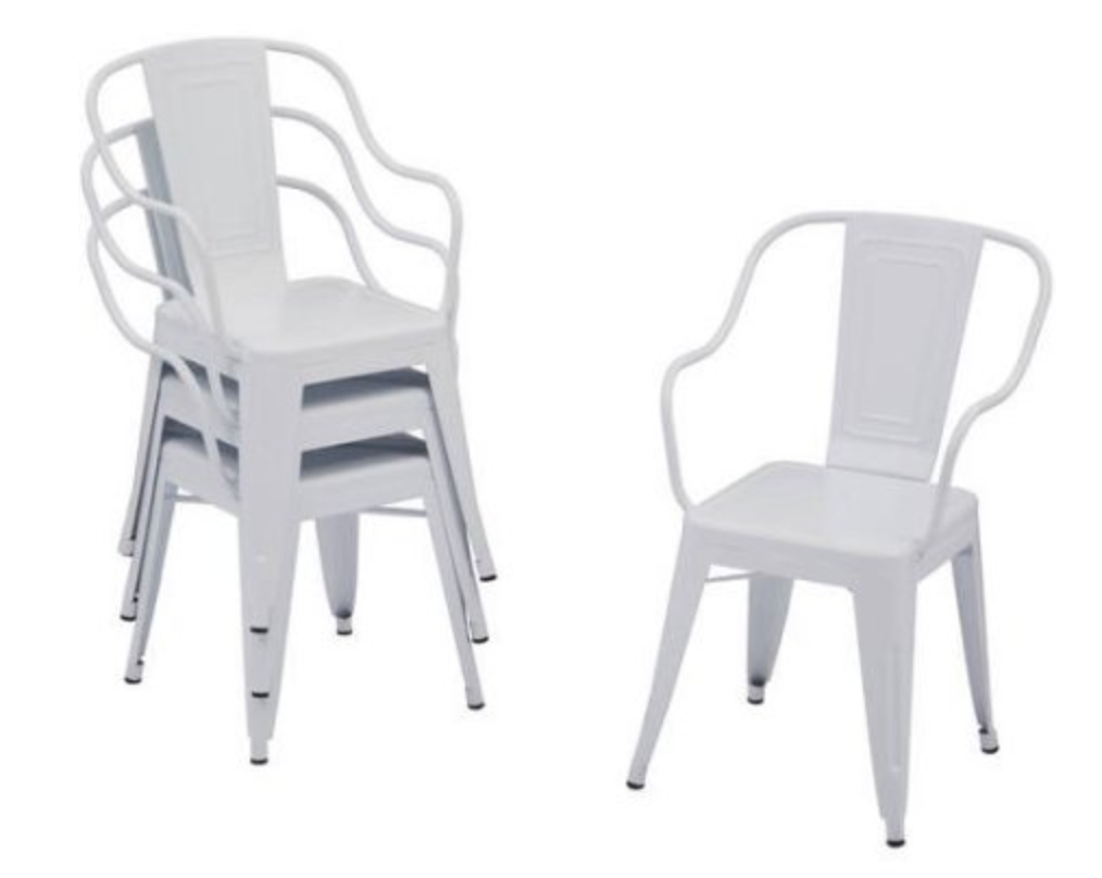 Better Homes and Gardens Farmhouse Industrial Chairs 4-Pack $63.74! Just $15.94 Each!