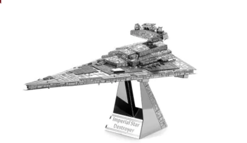 3D Imperial Star Destroyer Metallic Puzzle Just $1.99 Shipped!