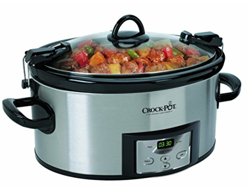 6-Quart Programmable Cook & Carry Slow Cooker $31.79 Today Only!