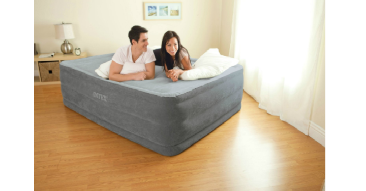 Intex Comfort Plush Airbed with Built-in Electric Pump (Queen) Only $39.99 Shipped! (Reg. $59.99)