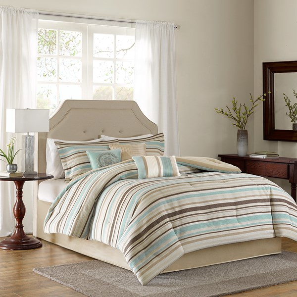 Designer Living 7 Piece Comforter Set Only $29.99! (Queen King & California King)