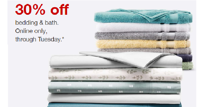 Target: Take 30% off Bedding and Bath!