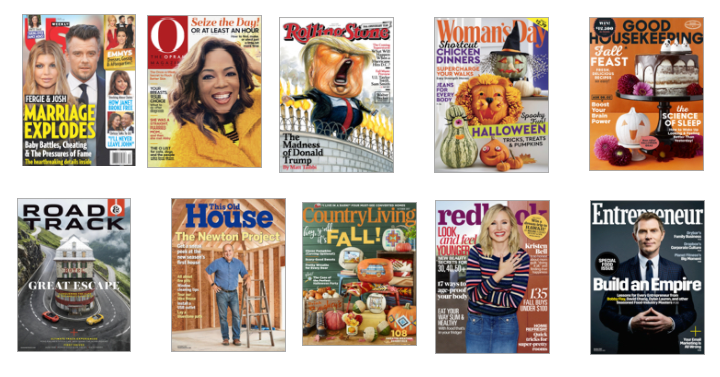 Start up to Five New Magazine Subscriptions Just $2 Each!