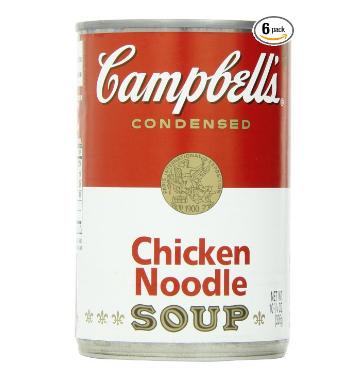 Campbell’s Condensed Soup, Chicken Noodle, 10.75 Ounce (Pack of 6) – Only $4.68!