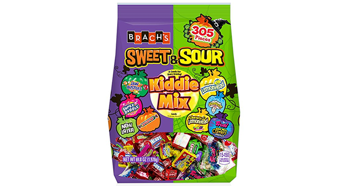 Brach’s Halloween Trick or Treat Assorted Candy Mix, Sweet and Sour Candy Variety, 305 Count – Just $8.15!