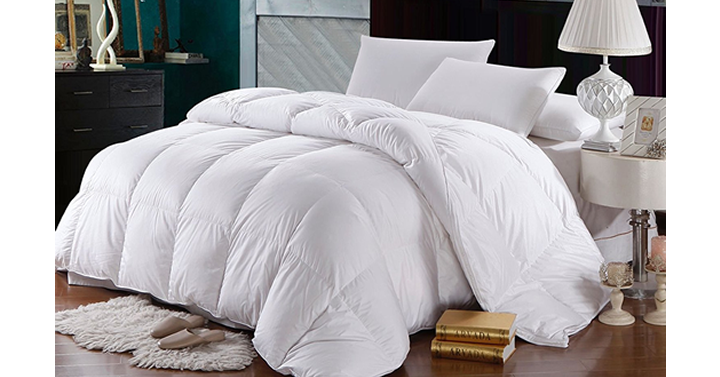 25% Off Down Comforter 500 Thread Count Down – From $134.99!