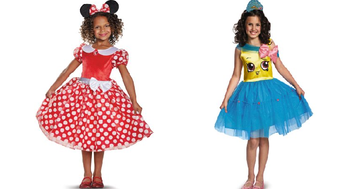 Hurry! Minnie Mouse & Shopkins Girls’ Classic Costumes Only $7.50 + FREE Pickup! (Reg. $15)