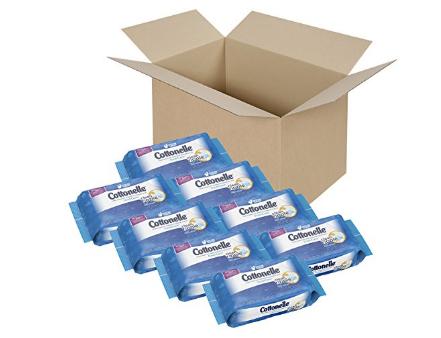 Cottonelle FreshCare Flushable Wipes, 42 Count, (Pack of 8) – Only $9.25!