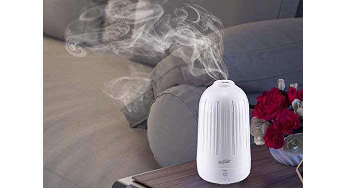 1.8 Liter Essential Oil Diffuser Ultrasonic Cool Mist Aroma Humidifier – Just $13.77!