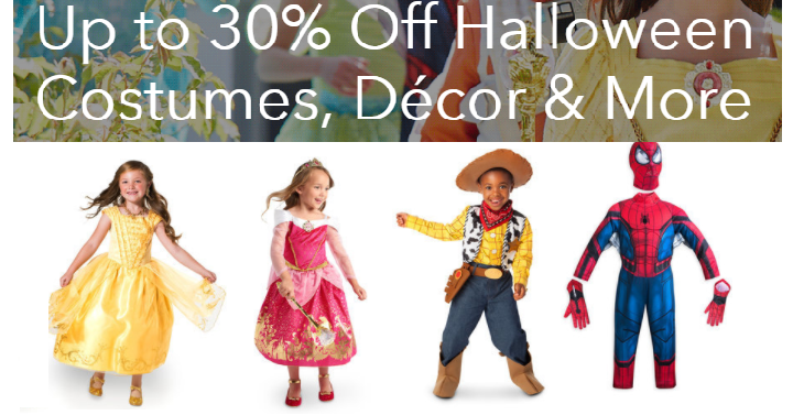 HOT! Disney Store: FREE Shipping on your Entire Purchase! Plus, Up to 30% off Halloween Costumes, Decor & More!