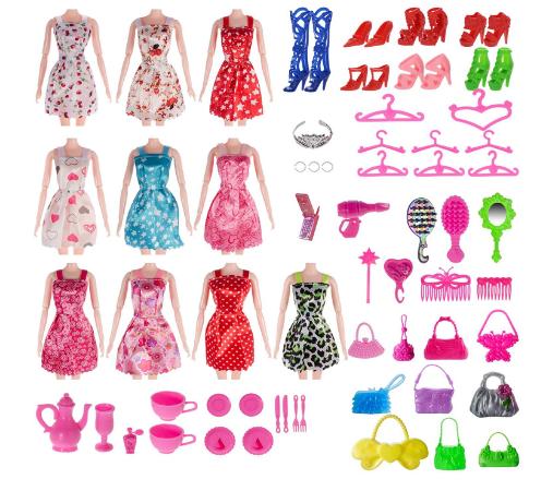 Doll Clothing and Accessories Set (120 Pieces ) Only $2.99 Shipped!