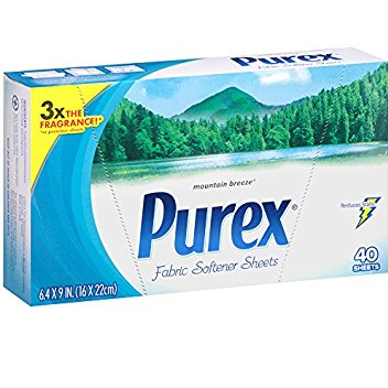 Purex Fabric Softener Dryer Sheets (40 Count) Mountain Breeze Only $1.61 Shipped!
