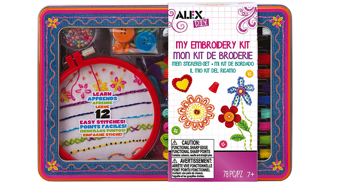 ALEX Toys Craft My Embroidery Kit Only $10.50!