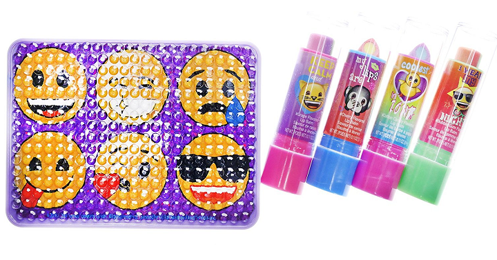 Amazon: Emoji Super Sparkly Lip Balm & Case Only $6.99!