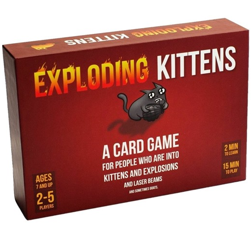 Exploding Kittens Card Game Only $14.99 SHIPPED!