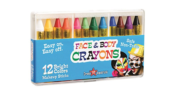 Dress Up America 12 Color Face Paint Crayons – Just $5.99! Price Drop!