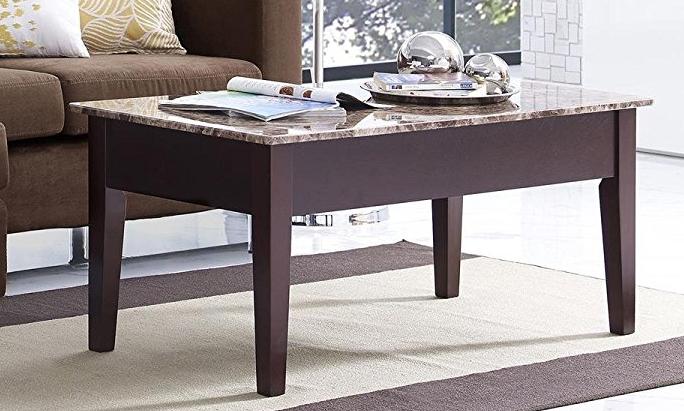 Dorel Living Faux Marble Lift Top Coffee Table – Only $93.87 Shipped!