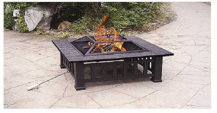 Axxonn 32″ Alhambra Fire Pit with Cover Only $33.37! (Reg. $85.63)