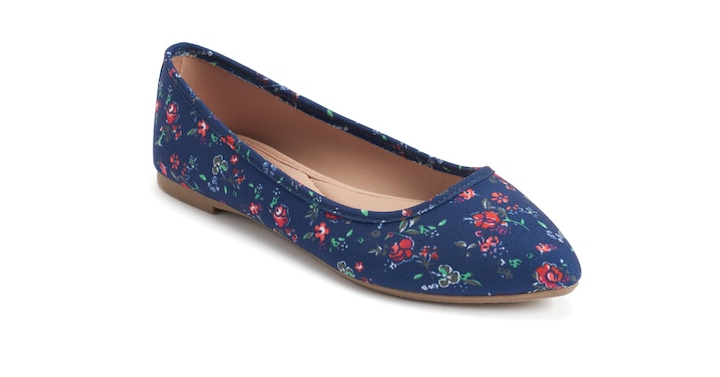 LAST DAY! Kohl’s 30% Off! Earn Kohl’s Cash! Spend Kohl’s Cash! Stack Codes! FREE Shipping! SO Hitide Women’s Pointed Toe Floral Flats – Just $6.29!