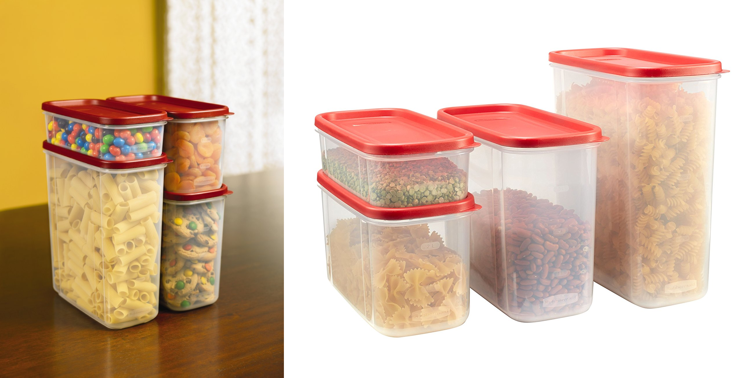 Rubbermaid 8-pc Modular Food Canister Set Only $15.49!