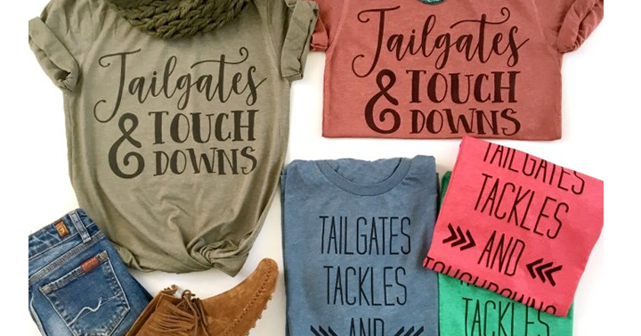 Tailgates & Touchdown Football Tees from Jane – Just $12.99!