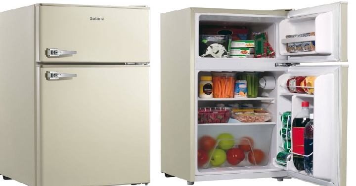 Galanz 3.1 cu ft Double Door Refrigerator Only $85! (Reg. $134)