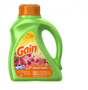 Gain Liquid Detergent with Fresh Lock, Island, 50 Ounce $4.64 (after coupon)